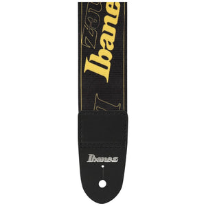 Ibanez GSD50-YE Ibanez Logo Guitar Strap, Yellow