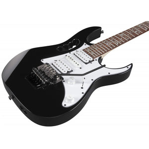 Ibanez JEMJR-BK Steve Vai Signature JEM Series Electric Guitar, Black