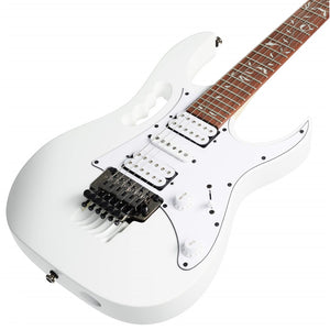 Ibanez JEMJR-WH Steve Vai Signature JEM Series Electric Guitar, White