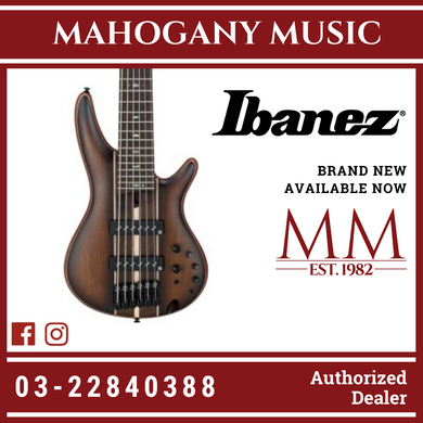 Ibanez Sr1356B-Duf Sr Series 6-String Electric Bass, Dual Mocha Burst Flat