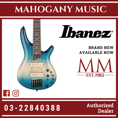 Ibanez Sr5Cmltd-Cil Sr Series 5-String Electric Bass, Caribbean Islet Low Gloss