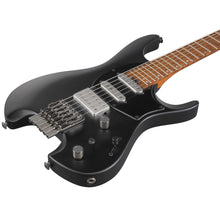 Ibanez Q54-BKF Q Series Headless Electric Guitar, Black Flat