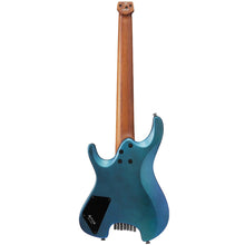 Ibanez Q547-BMM Q Series Headless 7-String Electric Guitar, Blue Chameleon Metallic Matte