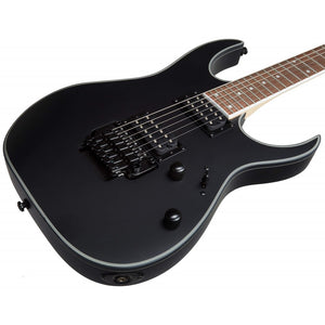 Ibanez RG320EXZ-BKF RG Standard Series Electric Guitar, Black Flat