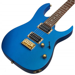 Ibanez RG421G-LBM RG Standard Series Electric Guitar, Laser Blue Matte