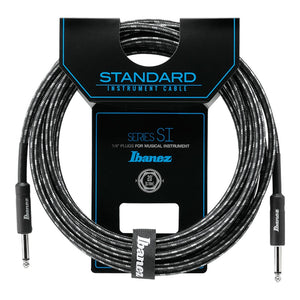 Ibanez SI10-CCT Woven Guitar Cable, 2 Straight Plugs, Camouflage City