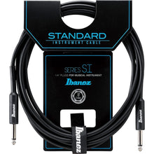 Ibanez SI10 Guitar Instrument Cable, 2 Straight Plugs, Black
