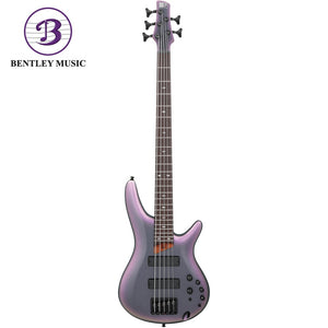 Ibanez SR505E-BAB SR Series 5-String Electric Bass, Black Aurora Burst Gloss