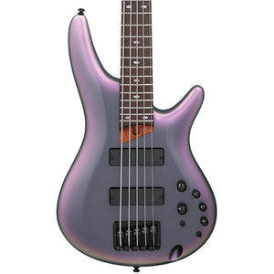 Ibanez SR505E-BAB SR Series 5-String Electric Bass, Black Aurora Burst Gloss