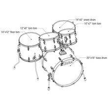 Tama IP50H6W-CTW Imperialstar Series 5-Piece Drum Set, Coffee Teak Wrap