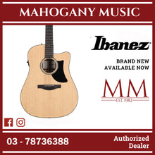 Ibanez AAD50CE-LG Advanced Acoustic Series Acoustic Electric Guitar, Natural Low Gloss