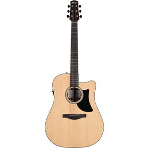 Ibanez AAD50CE-LG Advanced Acoustic Series Acoustic Electric Guitar, Natural Low Gloss