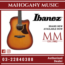 Ibanez AAD50CE Advanced Acoustic-electric Guitar - Light Brown Sunburst Open Pore