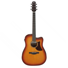 Ibanez AAD50CE Advanced Acoustic-electric Guitar - Light Brown Sunburst Open Pore