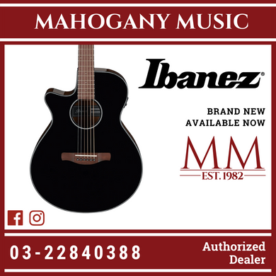 Ibanez AEG50L Left-Handed - Black High Gloss Acoustic Guitar