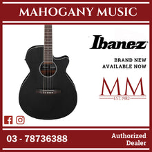 Ibanez AEG7MH-WK AEG Series Acoustic Electric Guitar, Weathered Black Open Pore