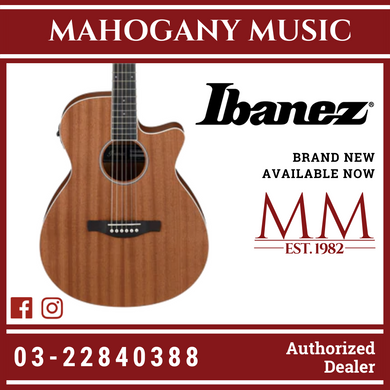 Ibanez AEG7MH - Open Pore Natural Acoustic Guitar