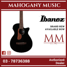 Ibanez AEGB24E-BKH AEG Series Acoustic Electric Bass, Black High Gloss