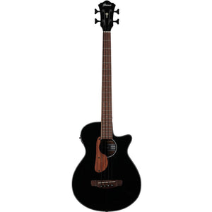 Ibanez AEGB24E-BKH AEG Series Acoustic Electric Bass, Black High Gloss