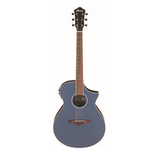 Ibanez AEWC12-PMF AEWC Series Acoustic Electric Guitar, Prussian Blue Metallic Flat
