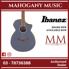 Ibanez AEWC12-PMF AEWC Series Acoustic Electric Guitar, Prussian Blue Metallic Flat