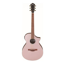Ibanez AEWC12-RGF AEWC Series Acoustic Electric Guitar, Rose Gold Metallic Flat
