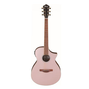 Ibanez AEWC12-RGF AEWC Series Acoustic Electric Guitar, Rose Gold Metallic Flat