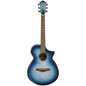 Ibanez AEWC400 - Indigo Blue Burst High Gloss Acoustic Guitar