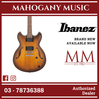 Ibanez AS53-TF Artcore AS Series Electric Guitar, Tobacco Flat