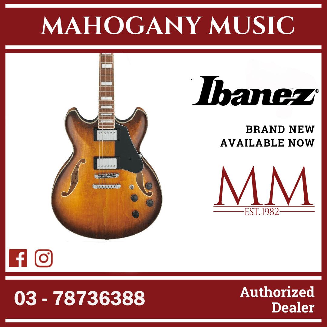 Ibanez AS73 TBC Artcore AS Series Electric Guitar Tobacco Brown Mahogany Music