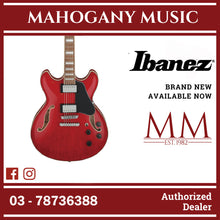 Ibanez AS73-TCD Artcore AS Series Electric Guitar, Transparent Cherry Red