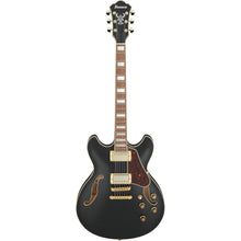 Ibanez AS73G-BKF Artcore AS Series Electric Guitar, Black Flat