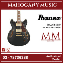 Ibanez AS73G-BKF Artcore AS Series Electric Guitar, Black Flat