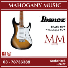 Ibanez ATZ100-SBT Andy Timmons Signature AT Series Electric Guitar, Sunburst Flat