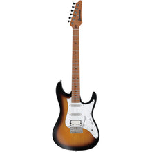 Ibanez ATZ10P-STM Andy Timmons Signature AT Series Electric Guitar, Sunburst Matte