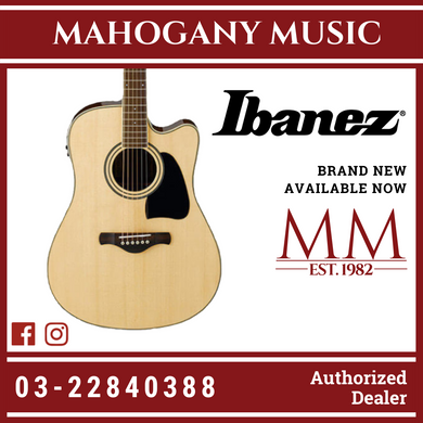 Ibanez AW100CE Acoustic Electric Guitar - Natural