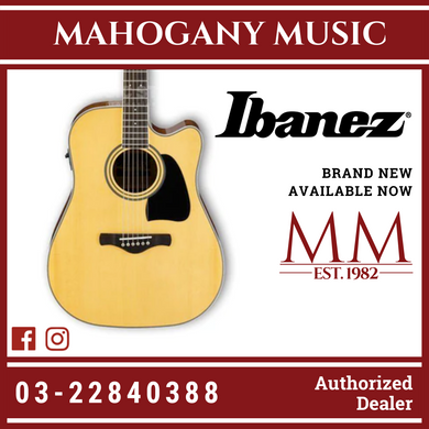 Ibanez AW70ECE Acoustic Guitar - Natural High Gloss