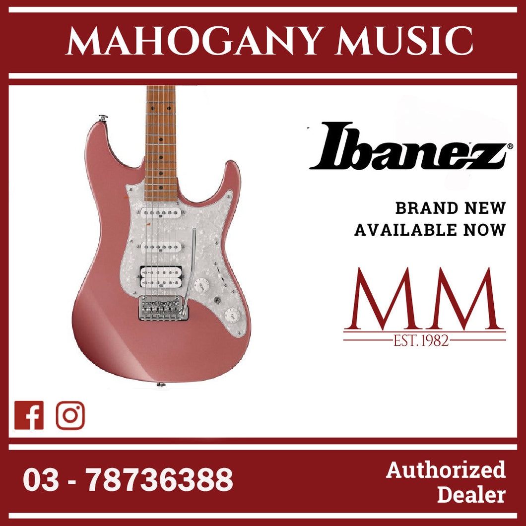 Ibanez AZ2204-HRM AZ Series Electric Guitar, Hazy Rose Metallic