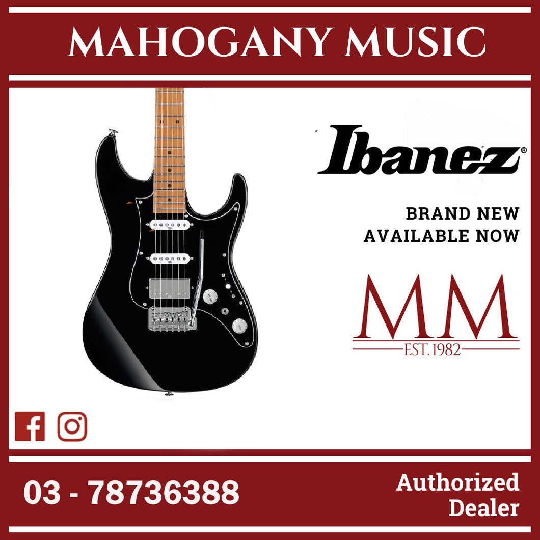 Ibanez AZ2204B-BK AZ Series Electric Guitar, Black