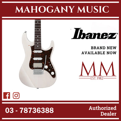 Ibanez AZ2204N-AWD AZ Prestige Series Electric Guitar, Antique White Blonde