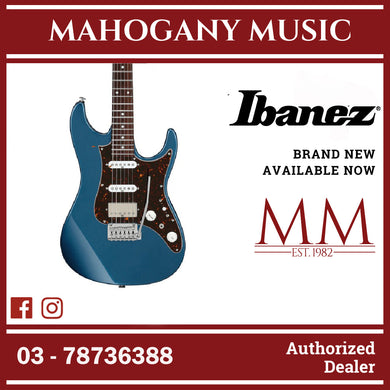 Ibanez AZ2204N-PBM AZ Prestige Series Electric Guitar, Prussian Blue Metallic