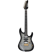 Ibanez AZ47P1QM-BIB AZ Premium Series Electric Guitar, Black Ice Burst