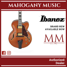 Ibanez Artcore AF95-DA Semi-Hollow Electric Guitar, Dark Amber