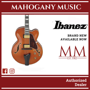 Ibanez Artcore AF95-DA Semi-Hollow Electric Guitar, Dark Amber