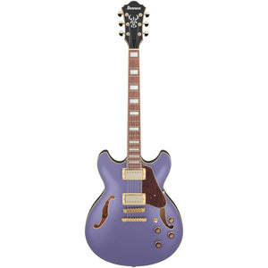 Ibanez Artcore AS73G-MPF Semi-Hollow Electric Guitar, Metallic Purple Flat