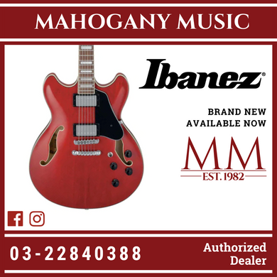 Ibanez Artcore AS73 Semi-Hollow Electric Guitar - Transparent Cherry Red