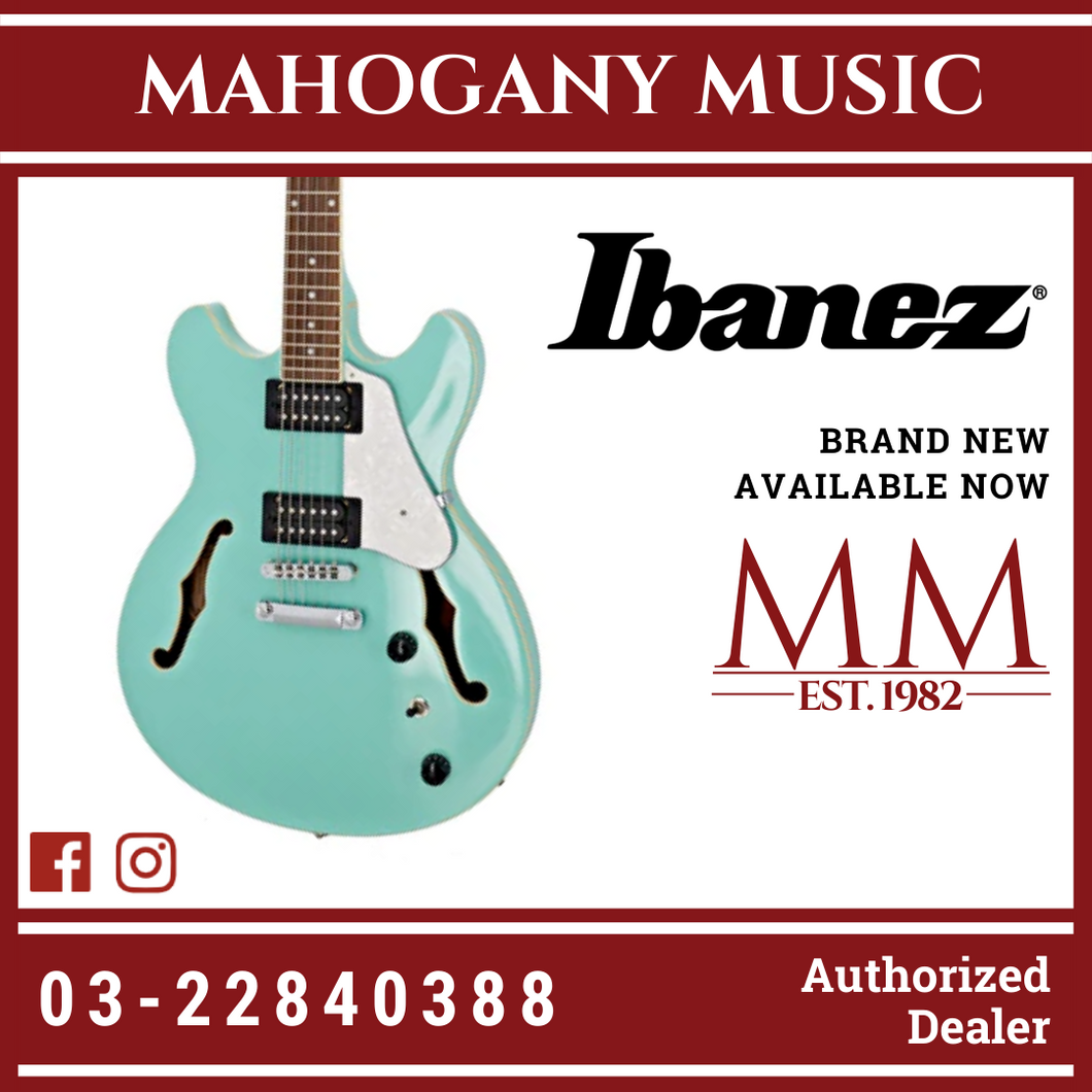 Ibanez Artcore Vibrante AS63 Sea Foam Green Mahogany Music