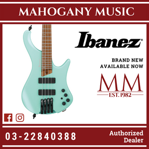 Ibanez Bass Workshop EHB1000S Bass Guitar - Sea Foam Green Matte Bass Guitar