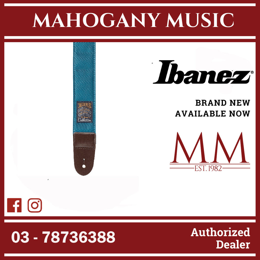 Ibanez DCS50-DB Designer Collection Guitar Strap, Deep Blue
