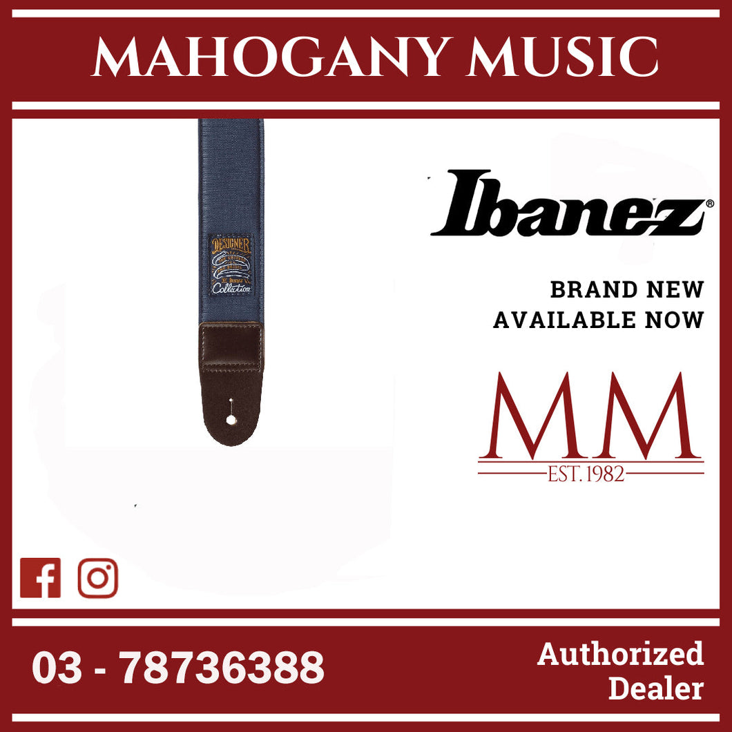 Ibanez DCS50-NB Designer Collection Guitar Strap, Navy Blue